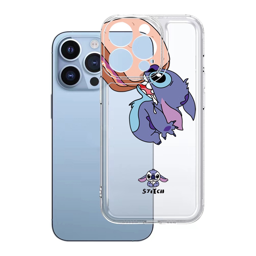Ốp Điện Thoại TPU Gel Đệm Khí Chống Rơi Hình Doraemon Stitch Cho Samsung Galaxy S22 Plus Note 20 Ultra 10 S21 FE S20
