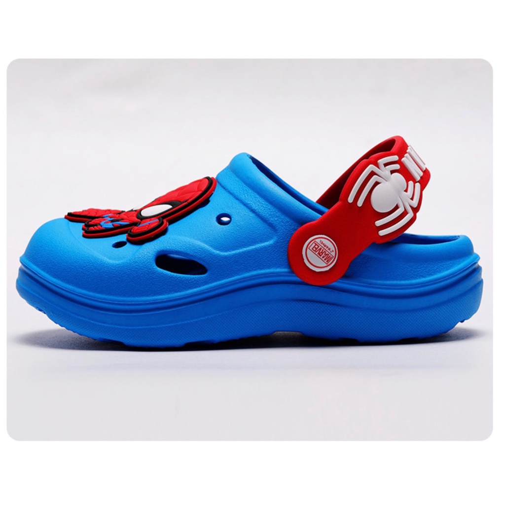 Dép sục Spiderman Captain America IRONMAN mẫu mới 2022 chống trượt chống trơn cho bé hình người nhện siêu nhân