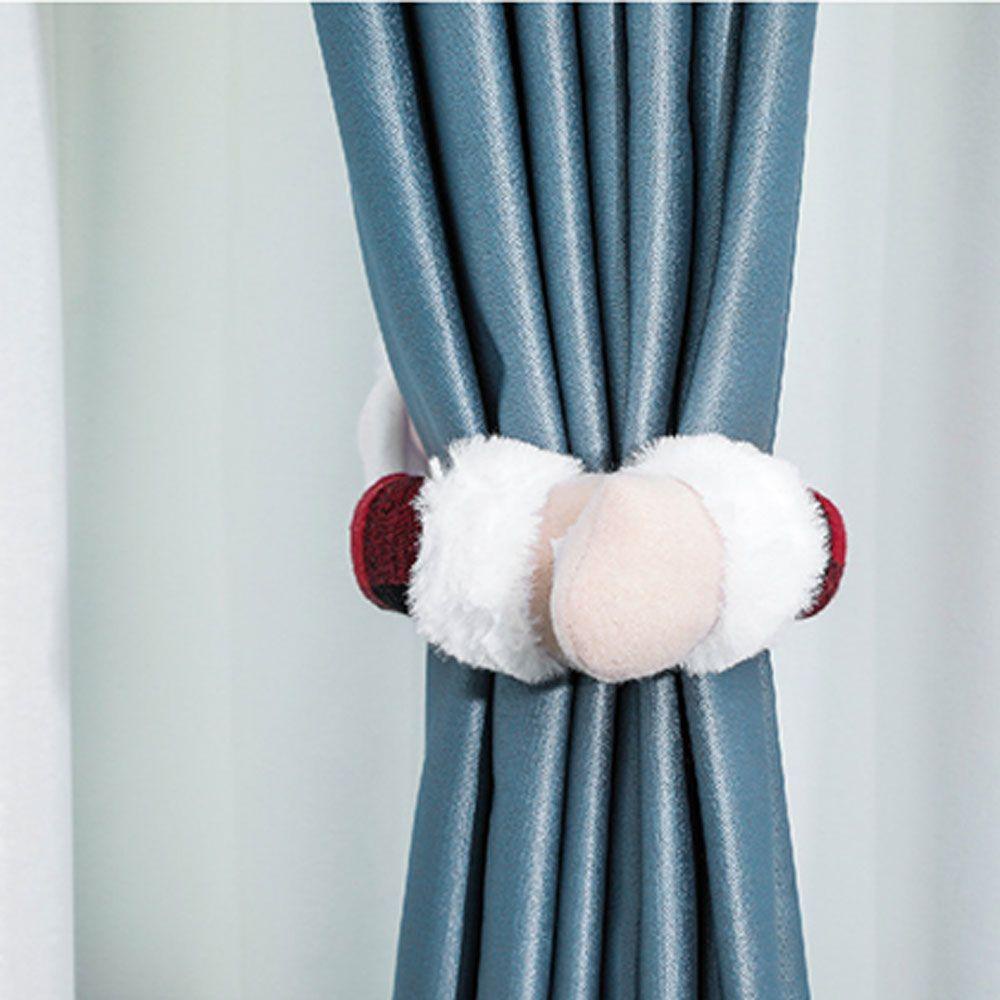 Phụ Kiện Nút Rèm Cửa Hình Người Tuyết Và Người Tuyết Phong Cách Mới