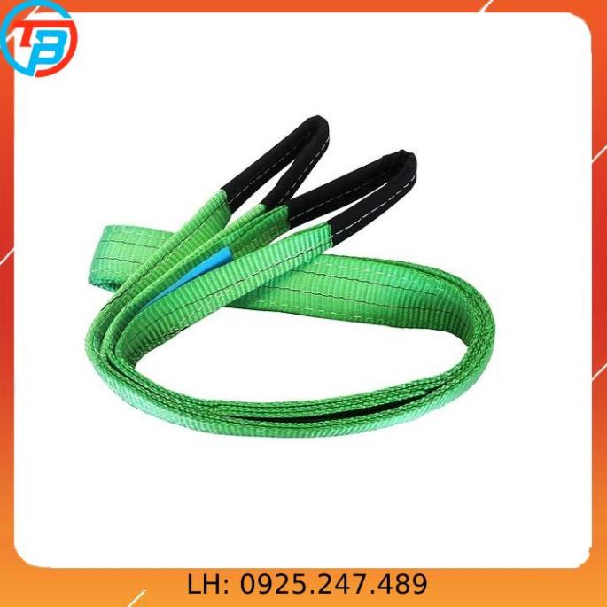 Dây cáp vải cẩu hàng 2 tấn x 6 mét - rộng 5cm - Hệ số an toàn 5:1