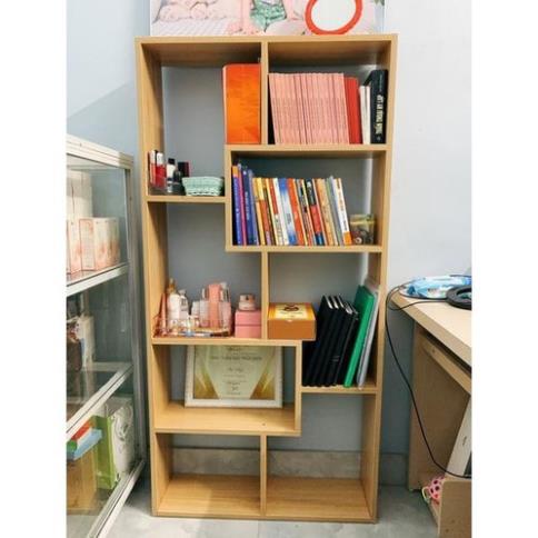 Kệ sách gỗ chữ U, kệ gỗ thông minh đa năng, bền và đẹp chất gỗ MDF dày 12mm dễ lắp ráp