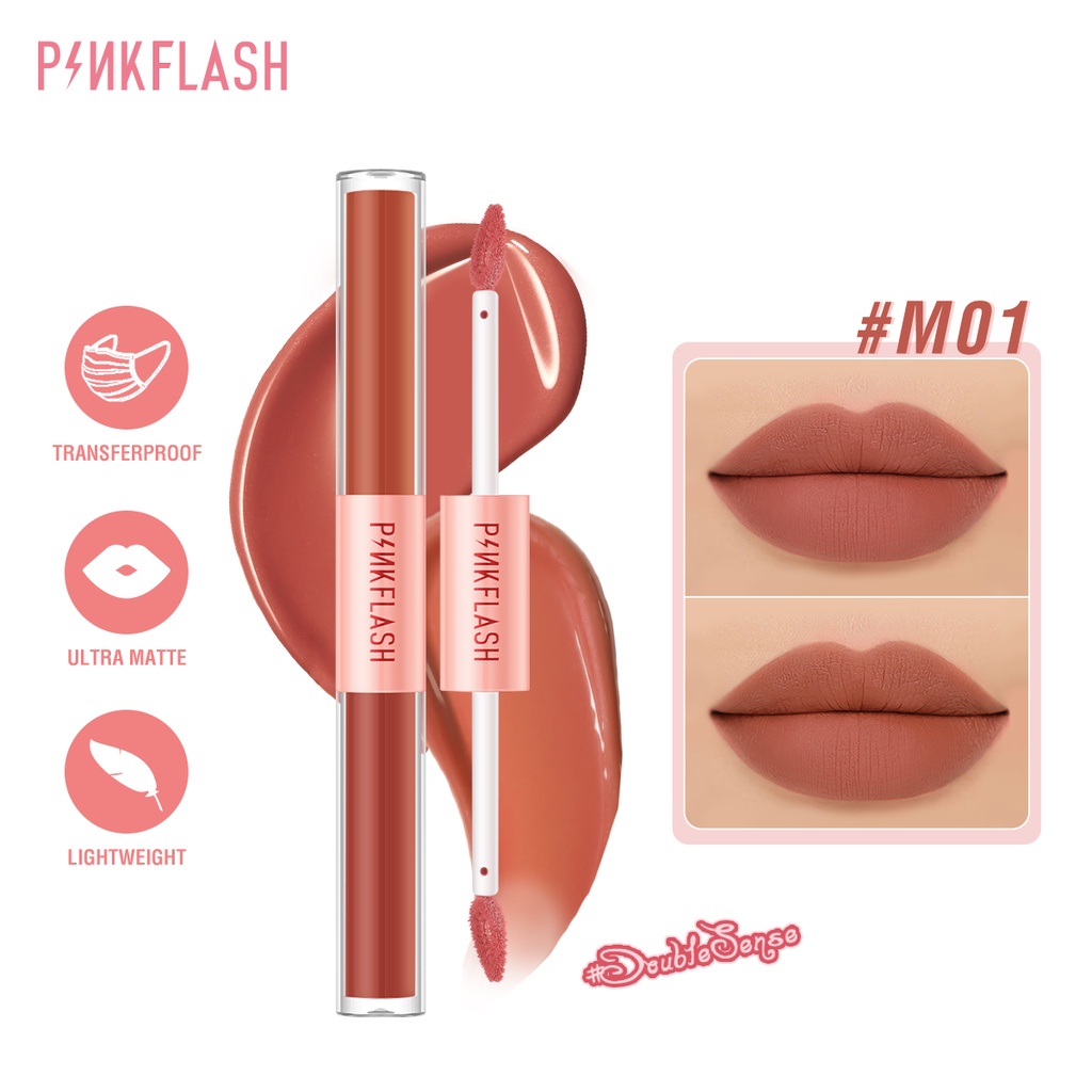 Son kem PINKFLASH 2 trong 1 lâu trôi thời trang cho nữ 30g