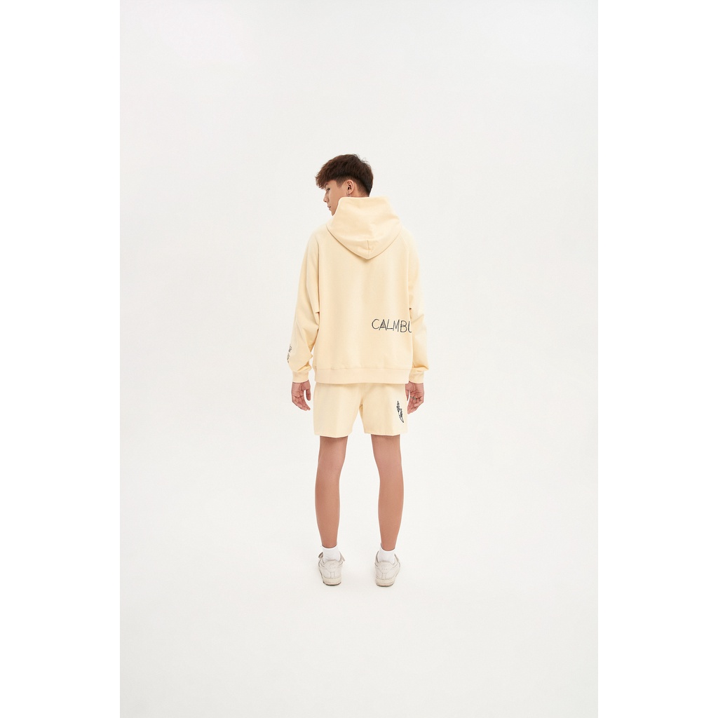 Áo hoodie tay dài CALMBUNNY khoác nam nữ đẹp form rộng kem BUTTER