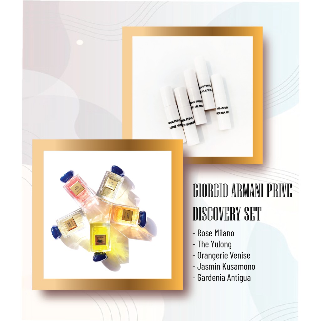 COMBO Mẫu thử nước hoa Discovery SET GIORGIO ARMANI PRIVE (2mlx5)