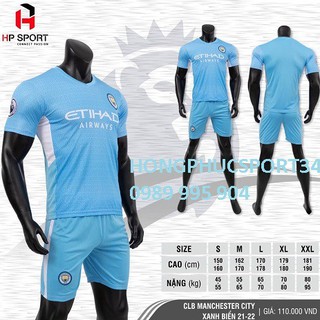 Áo bóng đá Man City sân nhà sân khách 20/21