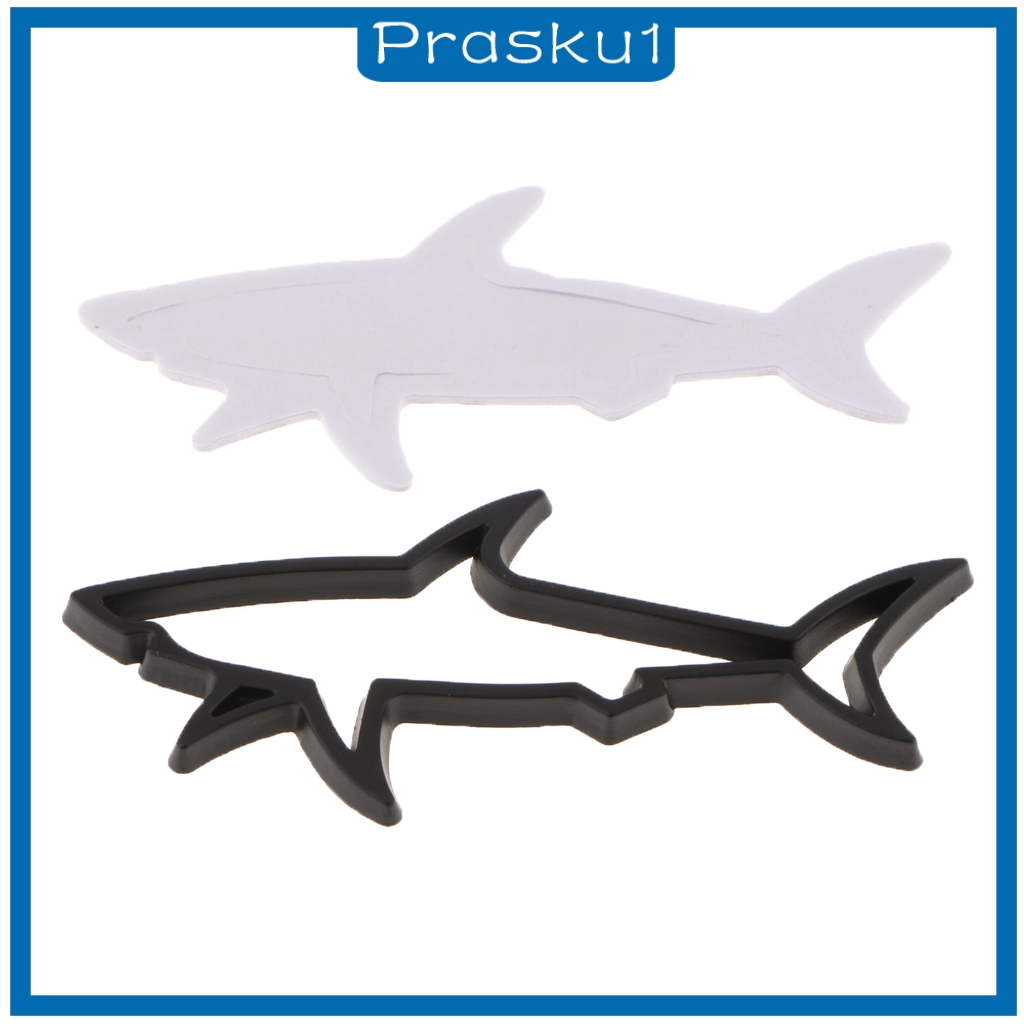 Decal dán trang trí hình cá 3D cho xe hơi