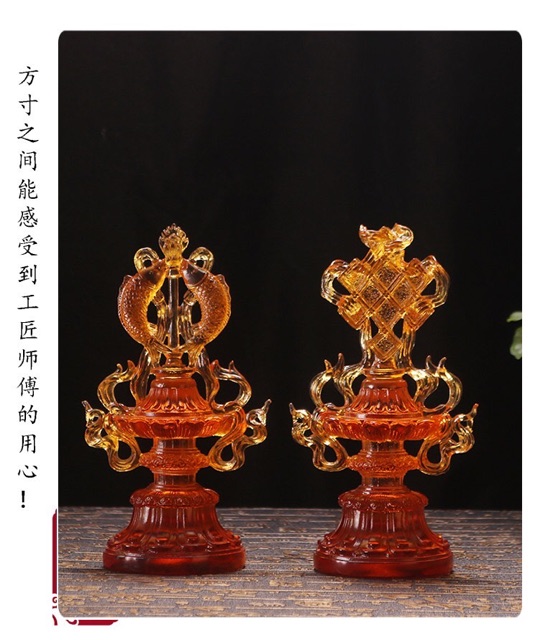 8 Tướng Cát Tường lưu ly 15cm