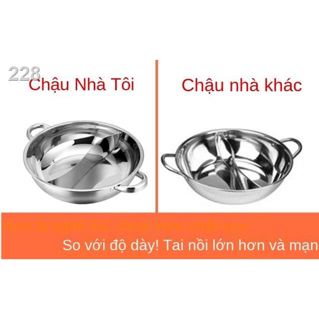 Đặc biệt cung cấp nồi dày vịtndarin inox bếp từ ga chung trong suốt cừu nhỏ