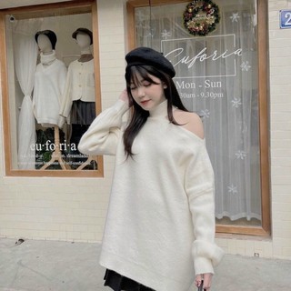 Áo len lệch vai (SẴN)