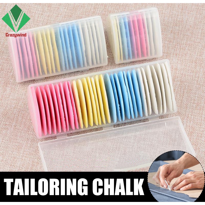Bộ 10/20/30 Phấn Viết Phấn Cho Thợ May DIY Có Thể Tái Sử Dụng