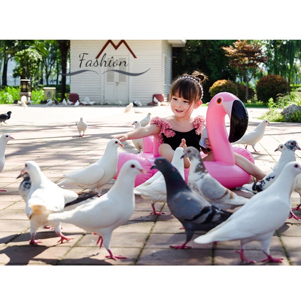 Bộ Đồ Bơi Bikini 1 Mảnh Hình Hoa 3D Hở Lưng Siêu Bền Đa Năng Dành Cho Mẹ Và Con Gái