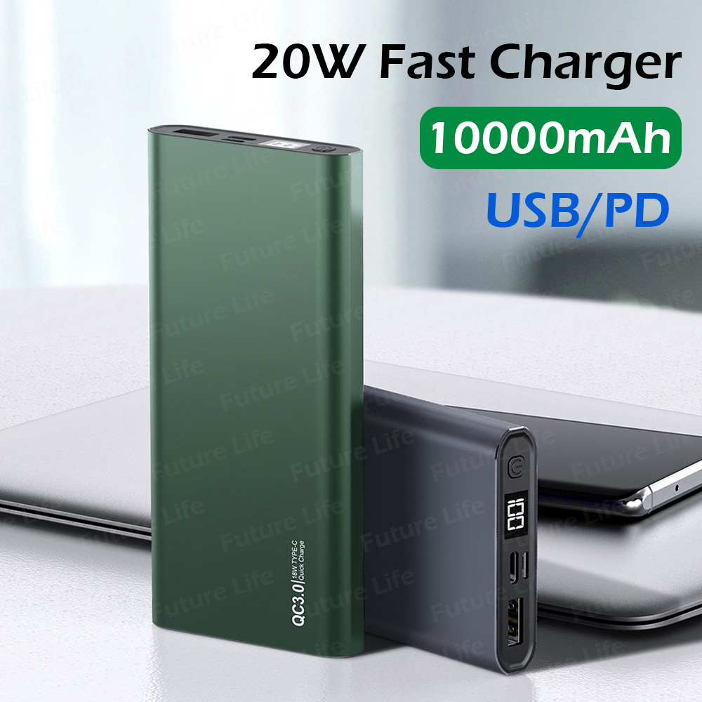 Pin sạc dự phòng I1006P 20W QC3.0 10000mAh có màn hình kỹ thuật số chất lượng cao