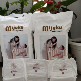 Combo 100 miếng bỉm quần cao cấp mijuku đủ size l100, xl100, xxl100
