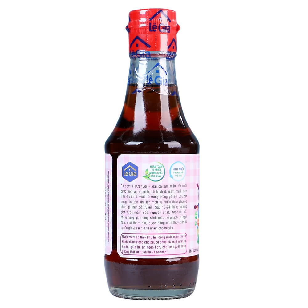 Nước mắm cá cơm Lê Gia cho bé 200ml