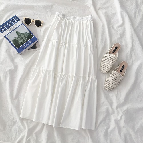 Chân váy tầng ulzzang dáng dài dày dặn có lót trong (ảnh thật) | BigBuy360 - bigbuy360.vn