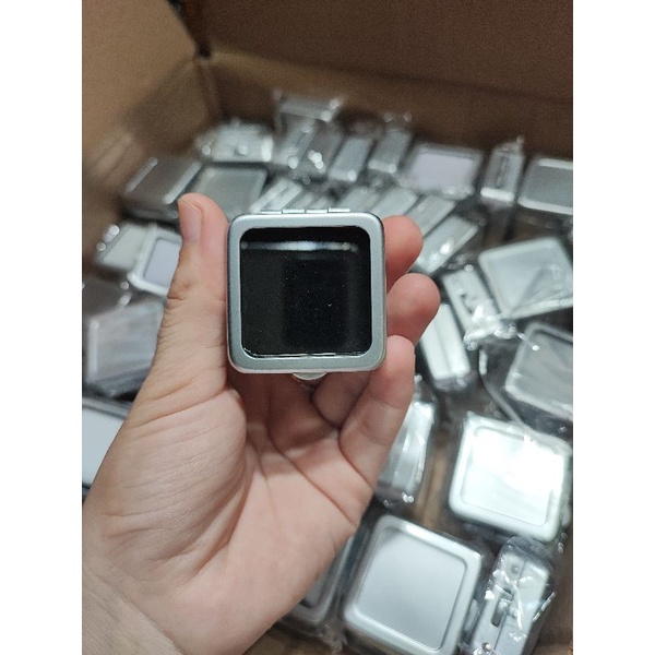 Hộp Inox Vuông Đựng Trang Sức Đá, Kim Hàng Chuẩn Kích Thước 4*4cm