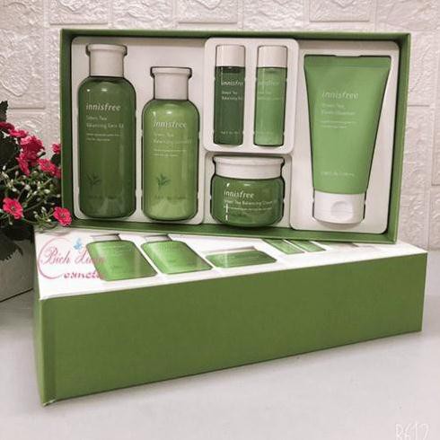 Set Dưỡng Da Innisfree Trà Xanh Balancing EX 2020 SET 6 Món