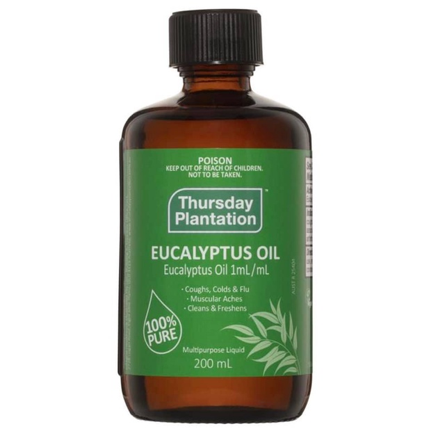 Tinh Dầu Khuynh Diệp Thursday Plantation 100% Pure Eucalyptus Oil 100ml/200ml