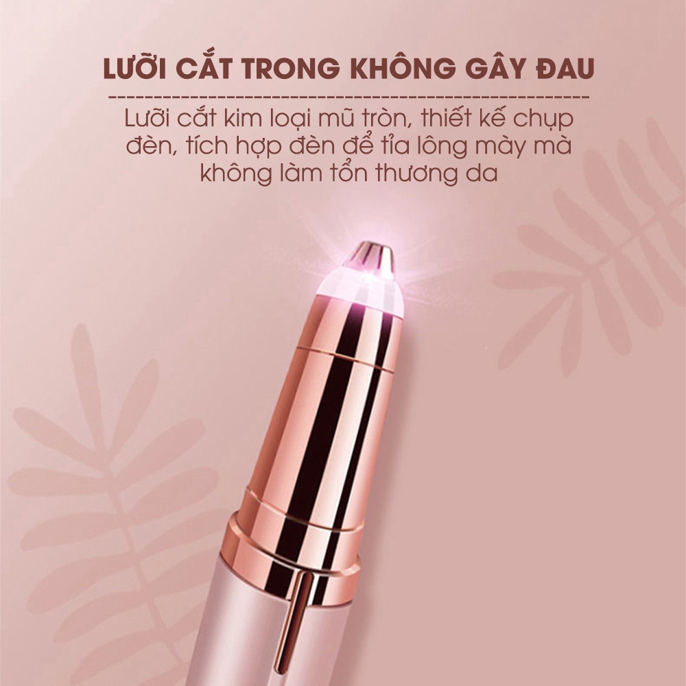 Bút tỉa lông mày tích điện FlawlessBrows, máy tỉa lông mày thẩm mỹ cao cấp