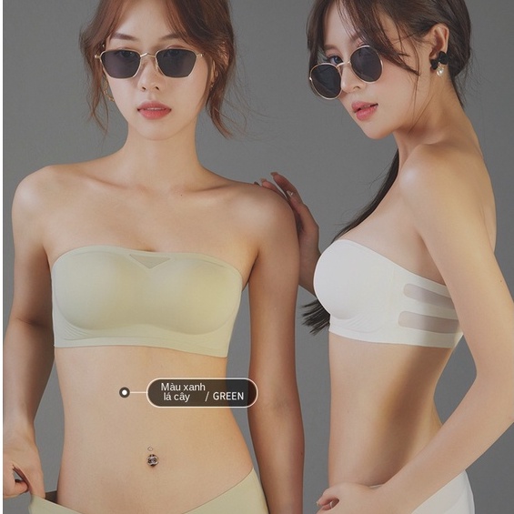 Áo Bra Quây Ngực Không Dây Không Gọng Thép Tàng Hình Chống Chói Chống Trượt Cho Nữ