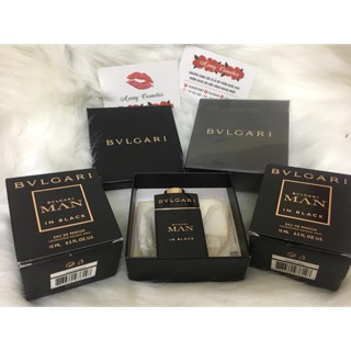 Nước hoa mini nam bvlgari Man in Black 15 ml edt dạng xịt