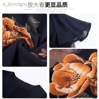 Bộ đồ dành cho mẹ nhân ngày của 2021 mới 50-60 tuổi hàng đầu trung niên và cao nữ ngắn tay cỡ lớn Quần áo mùa h