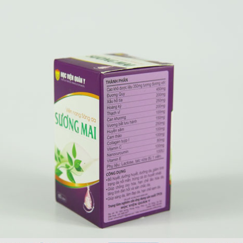 Viên Uống Sương Mai | Giúp Da Trắng Sáng, Mịn Màng | Hộp 60 Viên