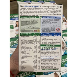 vitamin sau sinh Pregnacare