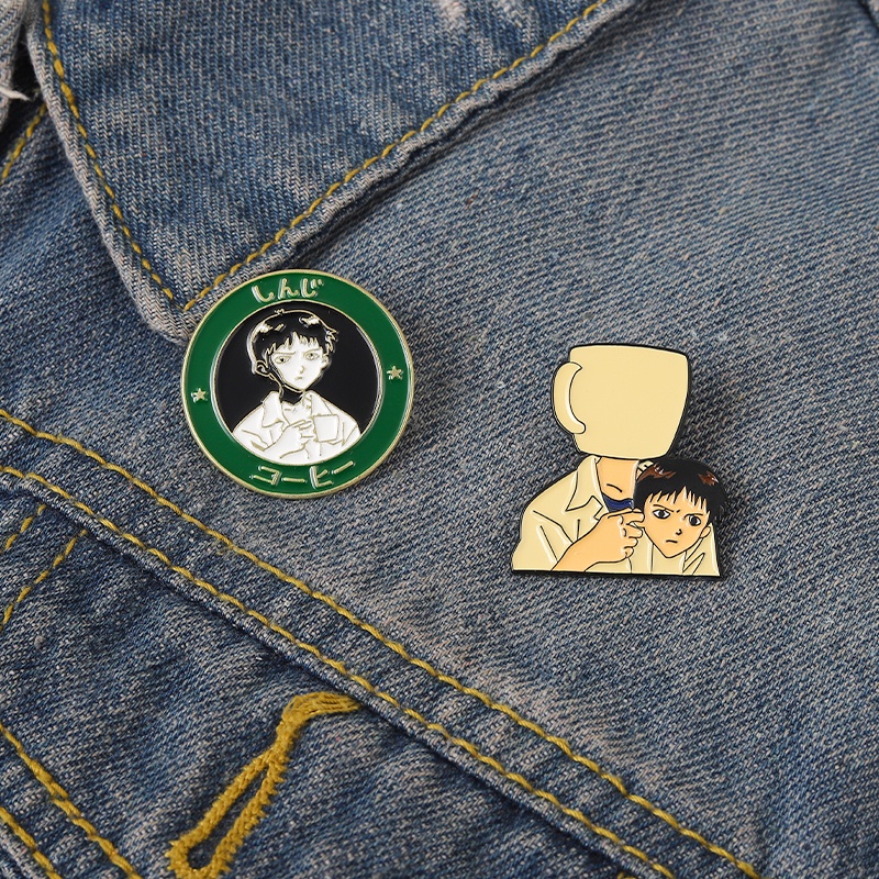 Huy Hiệu Cài Áo Họa Tiết Hoạt Hình Đáng Yêu