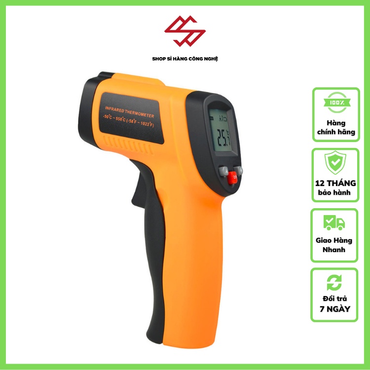 Máy đo nhiệt độ từ xa GM550