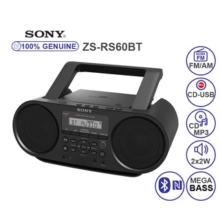 NEW Full box - Máy Radio Sony ZS-RS60BT CD Boombox có Bluetooth NFC
