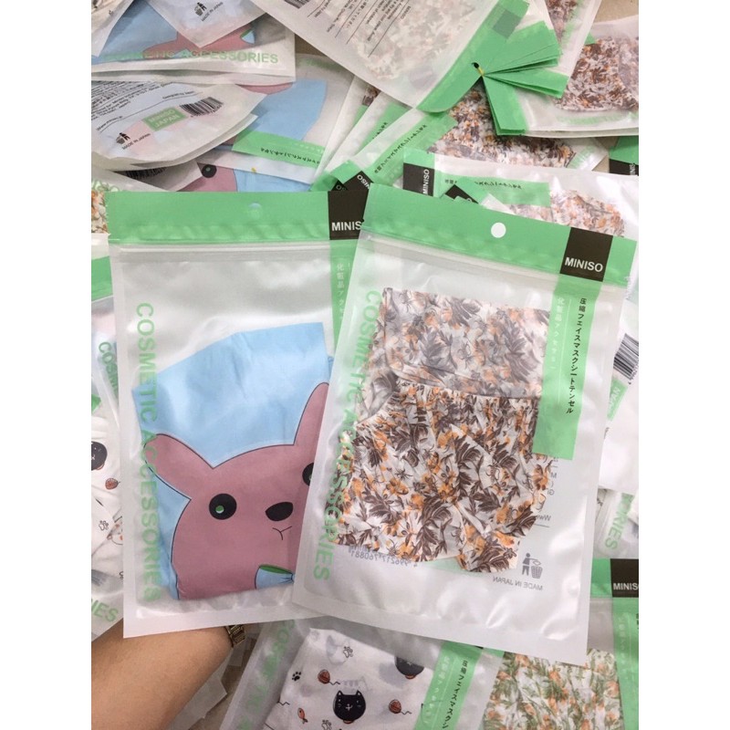 Mũ chùm đầu hình hoa nhí , hình con vật Miniso