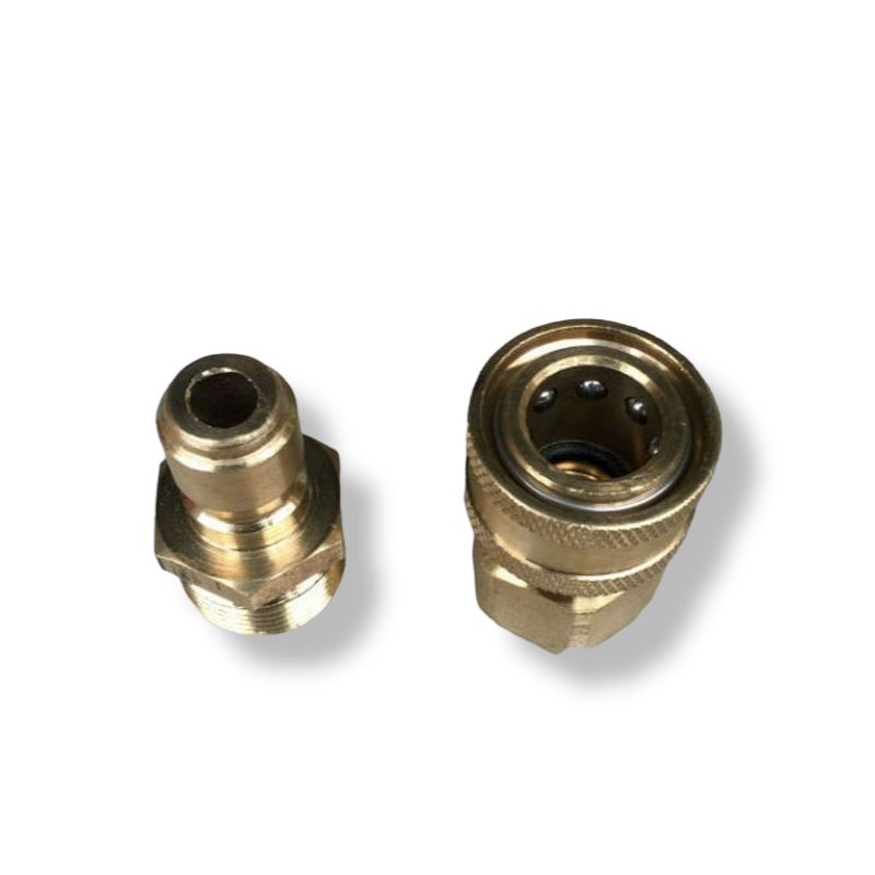 Bộ khớp nối nhanh thau ren 22mm - đầu ra - cho máy rửa xe