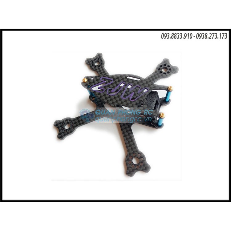 Kit máy bay 4 cánh ZJW 95mm xài cánh 2 inch
