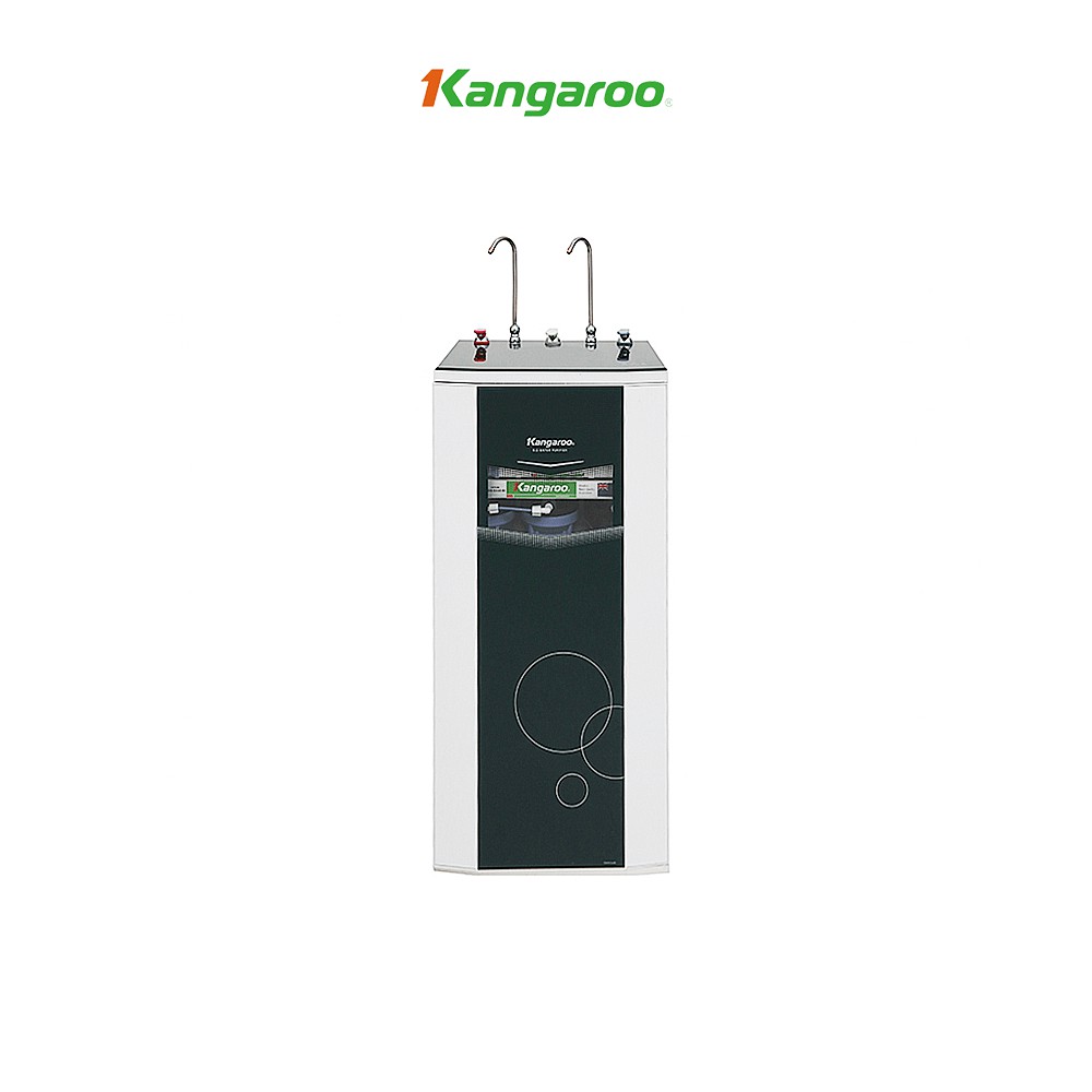 [MIỄN PHÍ LẮP ĐẶT] Thiết bị lọc nước Kangaroo RO 2 vòi, 10 lõi KG10A3 vỏ tủ VTU màu xanh(kèm carton)