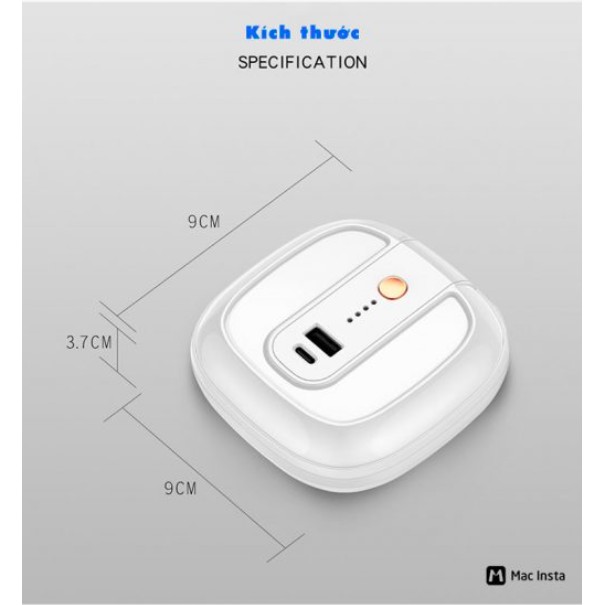 Bộ sạc thiết bị điện tử kiêm pin dự phòng sạc đa năng nhiều cổng Dr. Charging - HanruiOffical