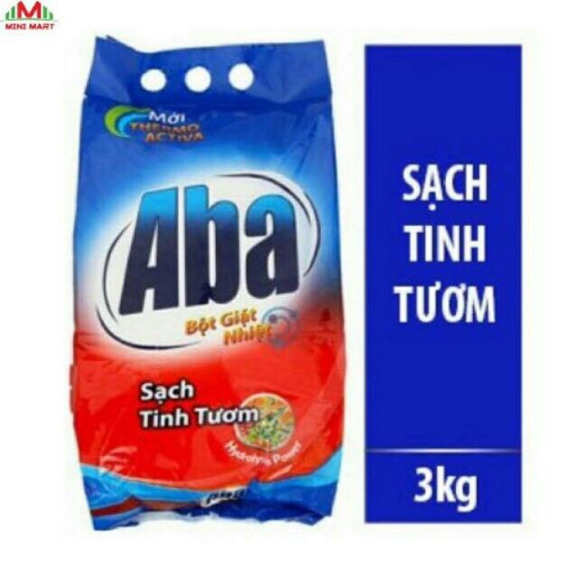 Bột giặt nhiệt ABA 3kg
