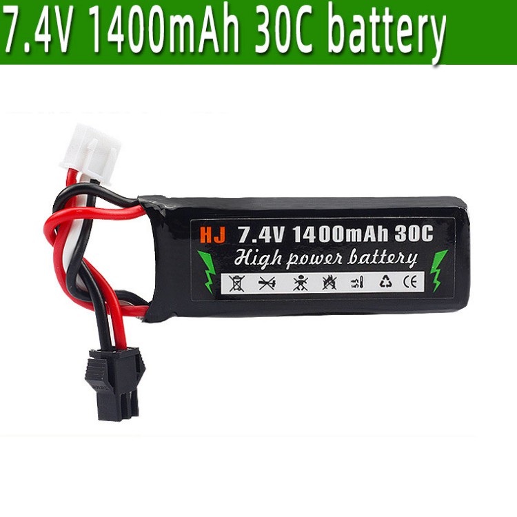 Pin 7.4v 1400mah 30C cho xe mô hình điều khiển từ xa