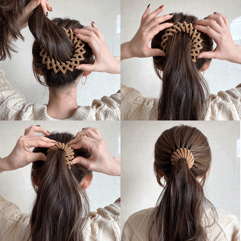 Kẹp Tóc Bằng Nhựa Tiện Dụng Dành Cho Nữ