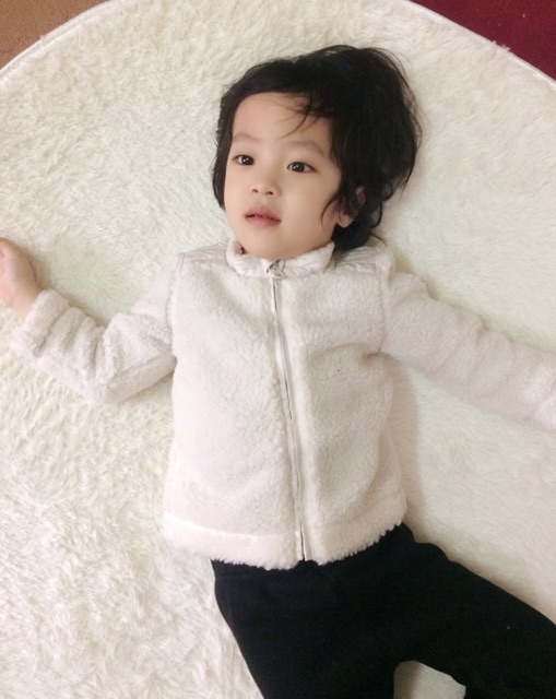 Áo khoác Lông cừu baby Gap xuất xịn siZe 12-18, 18-24