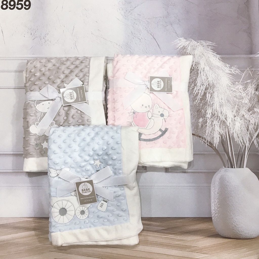 Chăn ủ chăn đắp khăn sữa khăn tắm Thỏ hồng xô muslin mùa thu đông