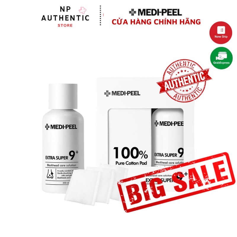 [Chính Hãng]Dung dịch ủ mụn MEDIPEEL Extra Super 9+ xử lý mụn cám, mụn đầu đen se lỗ chân lông