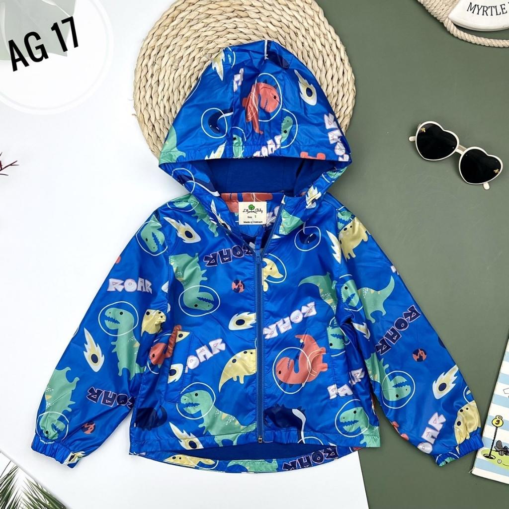 Áo khoác bé trai, áo khoác trẻ em bé trai, chất dày dặn 2 lớp, size 6-10 tuổi - SUNKIDS