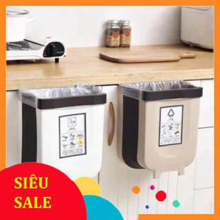 [TRAN20S GIẢM 20K] Thùng Rác Gấp Gọn Thông Minh, Thùng Rác Treo Cửa Bếp Cửa Tủ Siêu Tiện Lợi