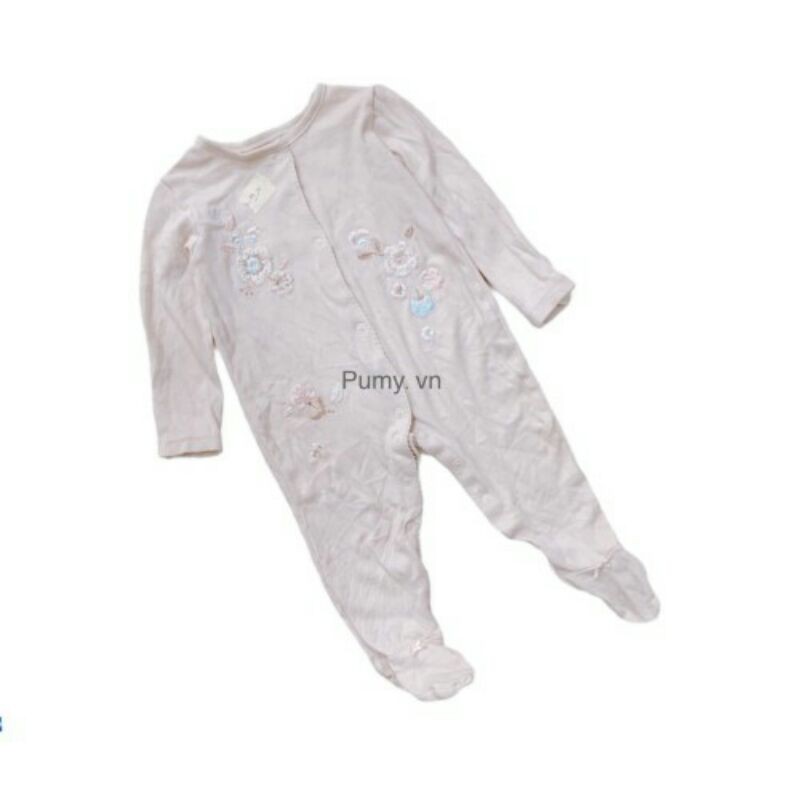 Body ngủ liền vớ bé gái thêu hoa