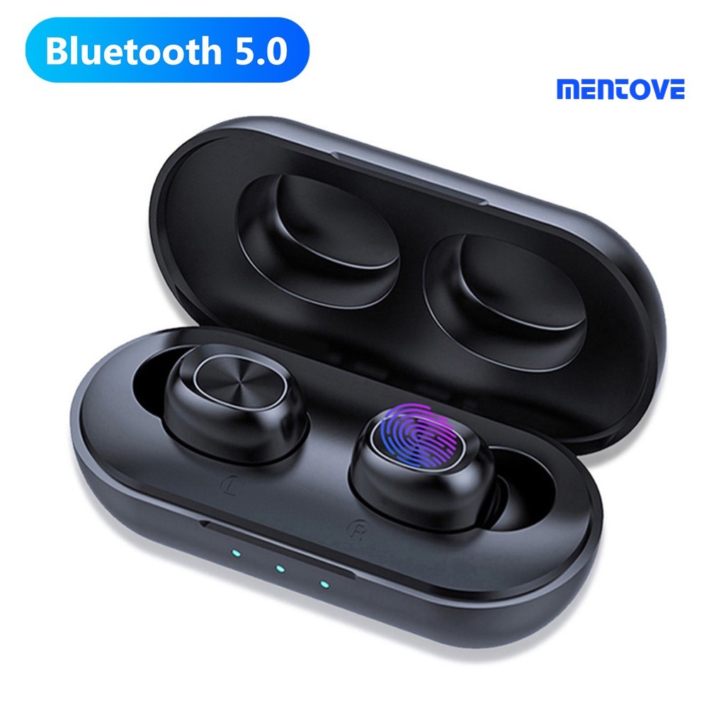 Ⓜentove B5  TWS Bluetooth 5.0  Sports Earbuds Earphones HiFi Stereo Headset