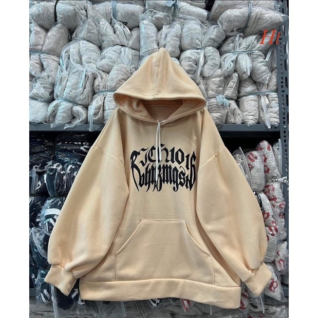 Áo hoodie chữ lượn 2 dòng RJC H2A688