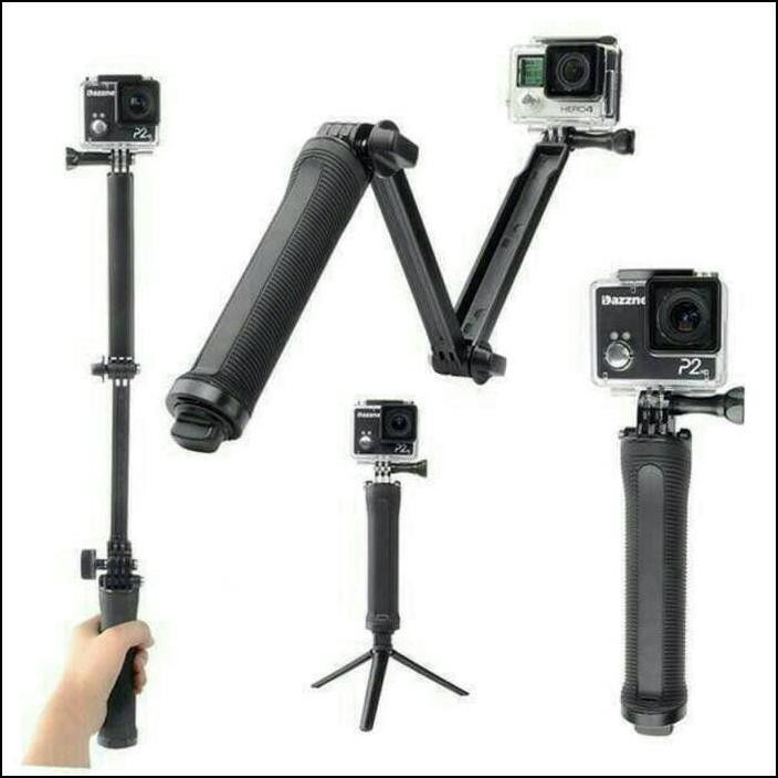 Kẹp Gắp 3 Cổng Go Pro
