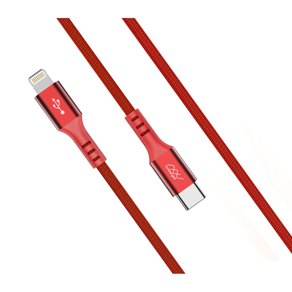 Cáp INNOSTYLE Duraflex USB-C to Lightning Chuẩn MFI 1.5m IPHONE/IPAD/IPOD - Hàng Chính Hãng - ICL150