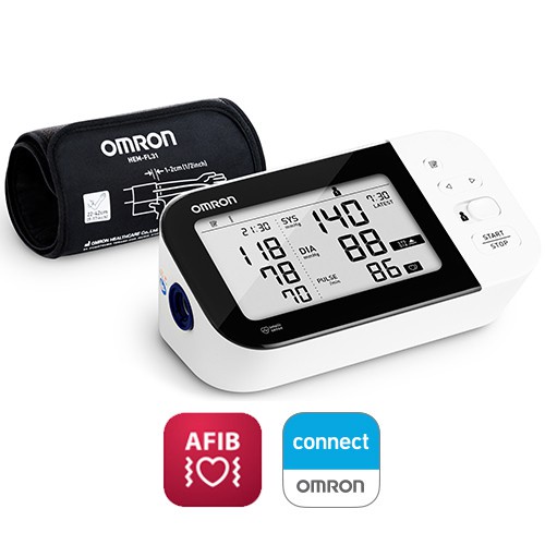 Máy đo huyết áp tự động OMRON HEM-7361T báo AFIB (rung tâm nhĩ dự đoán đột quỵ)